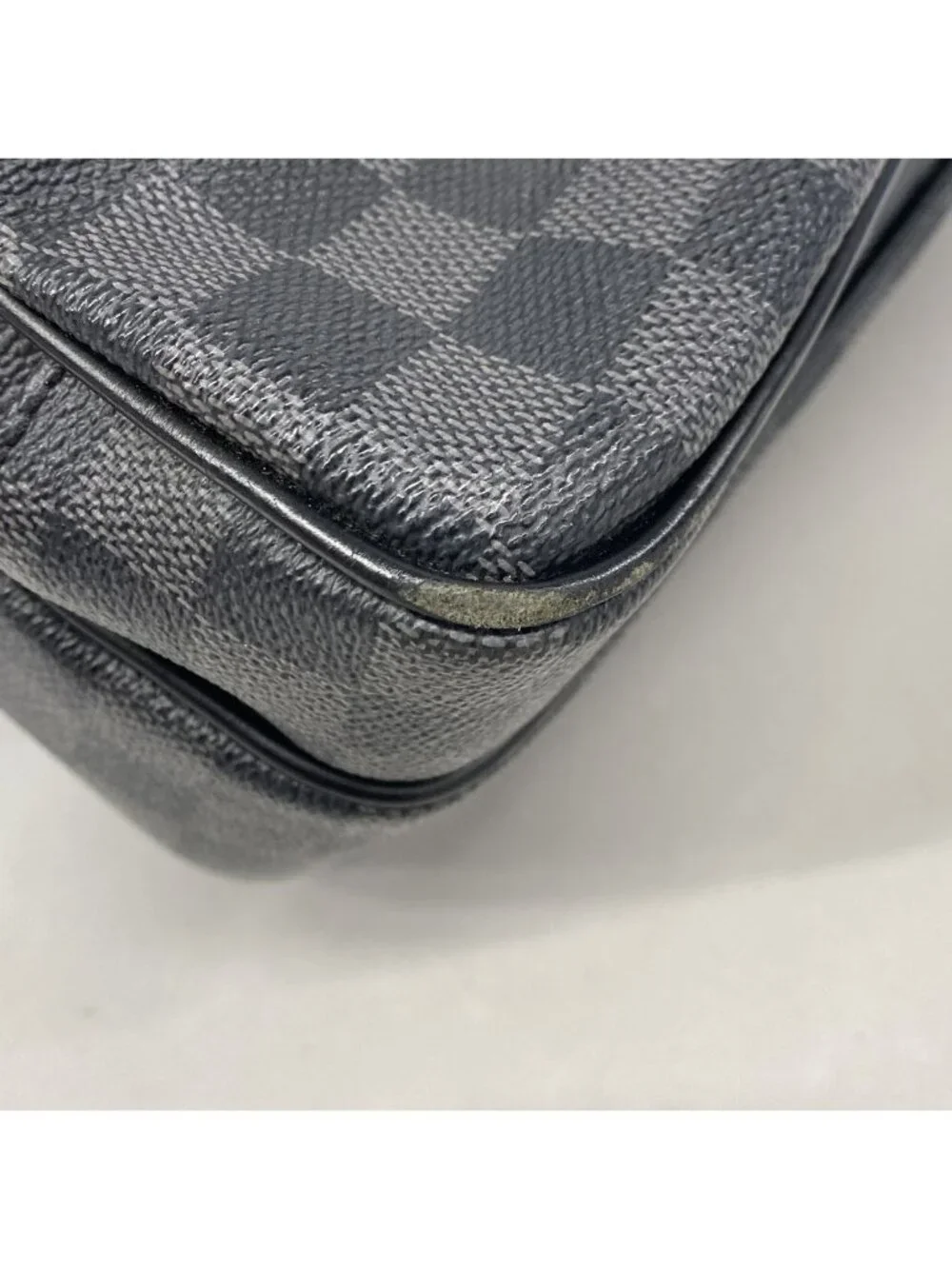 Louis Vuitton Shoulder Bag Damier Graphite Io Black Gray